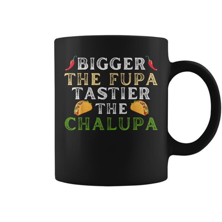 Bigger The Fupa Tastier The Chalupa Saying For Women Coffee Mug