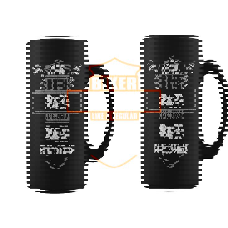 Biker Papa Motorcycle Rider I'm A Biker Papa Coffee Mug