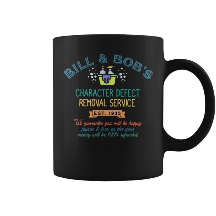 Bill & Bob's Character Defect Removal Service Vintage Coffee Mug