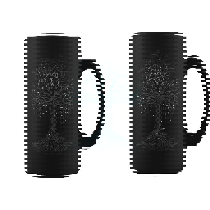 Binary Code Tree Computer Science Technology Coder Coffee Mug