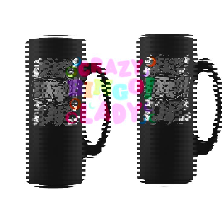 Bingo Player Crazy Bingo Lady Coffee Mug