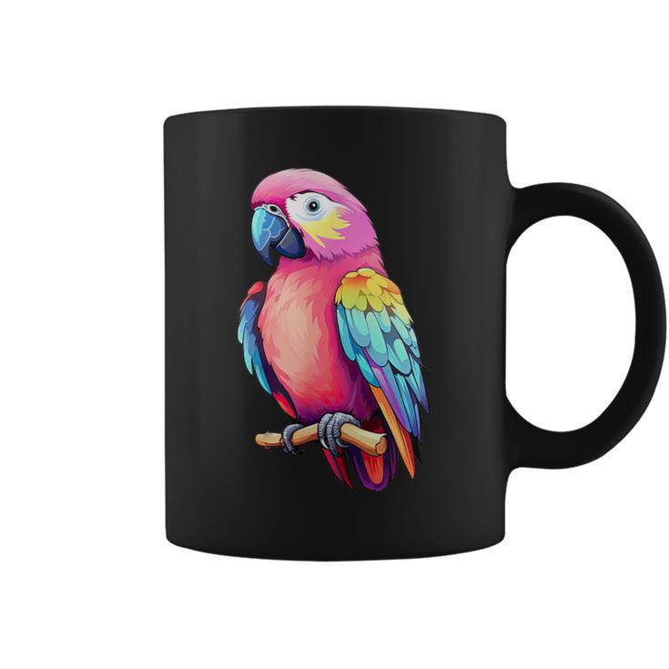 Bird Colourful Parrot Blue Tassen