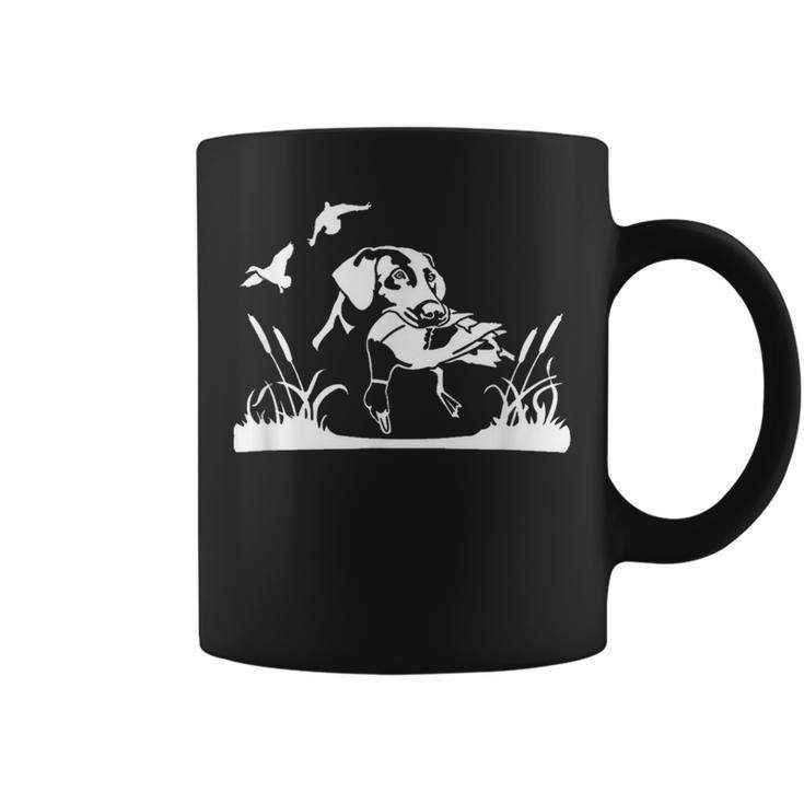 Bird Dog Duck Hunting Willow In The Marsh Hunter Coffee Mug