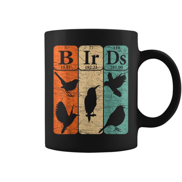 Birds Periodic Table Elements Birdwatching Ornithology Coffee Mug