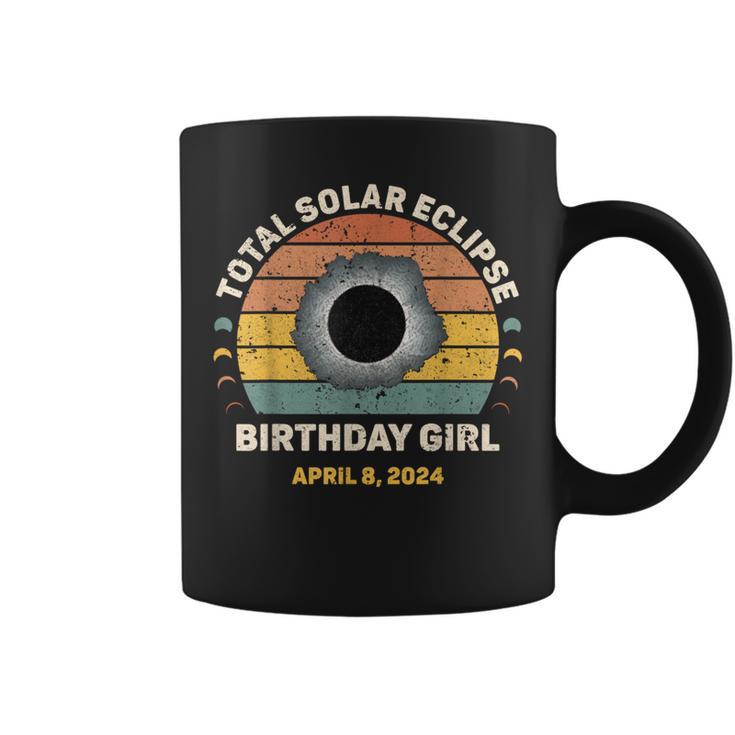 Birthday Girl Vintage Totality Spring Solar Eclipse Coffee Mug