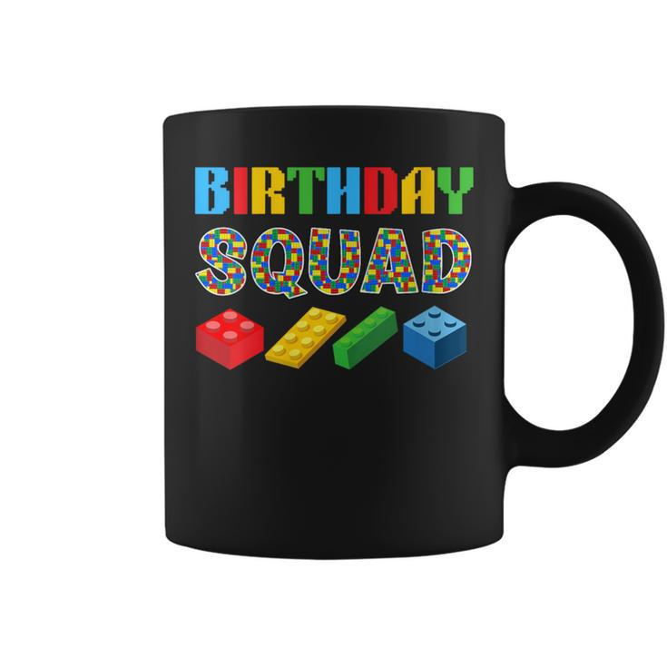 Birthday Squad Blocks Building Master Builder Bday Coffee Mug