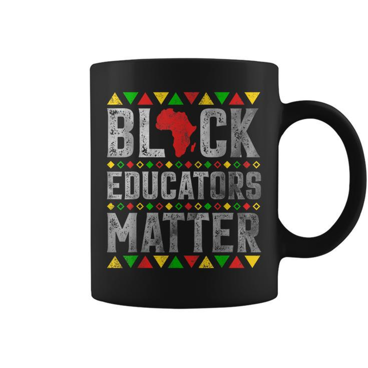 Black Educators Matter Teacher Black History Month Pride Coffee Mug