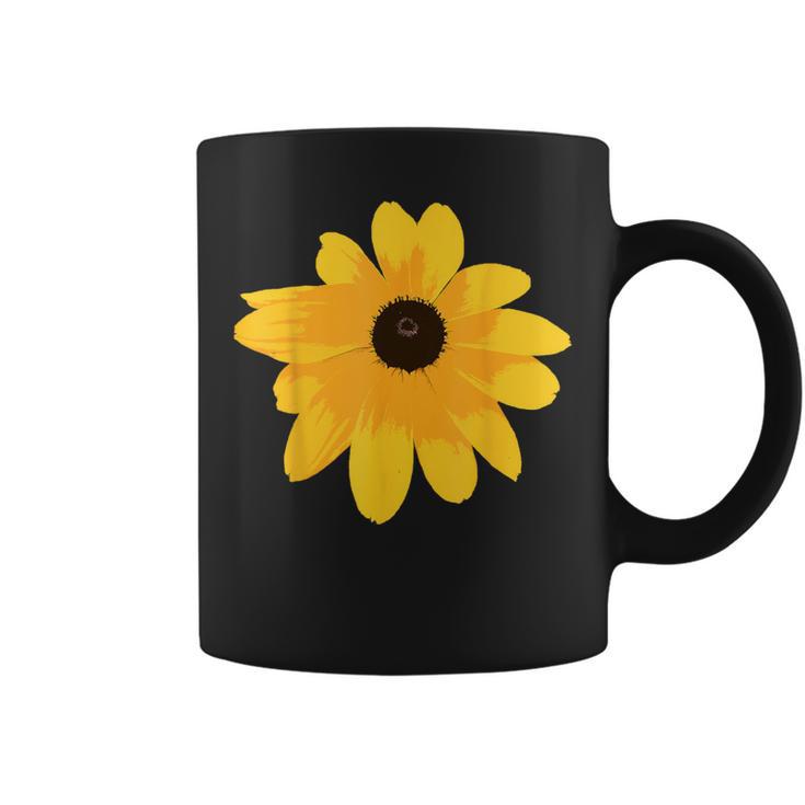 Black Eyed Susan Giant Yellow Flower Print Coffee Mug