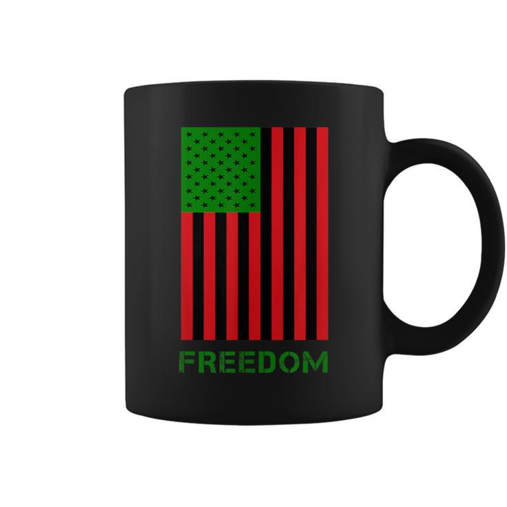 Black Freedom Unia Flag Pan African American Flag Junenth Coffee Mug