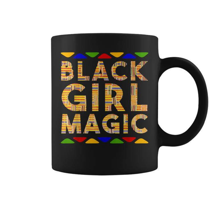 Black Girl Magic Kente Afro Dashiki Coffee Mug