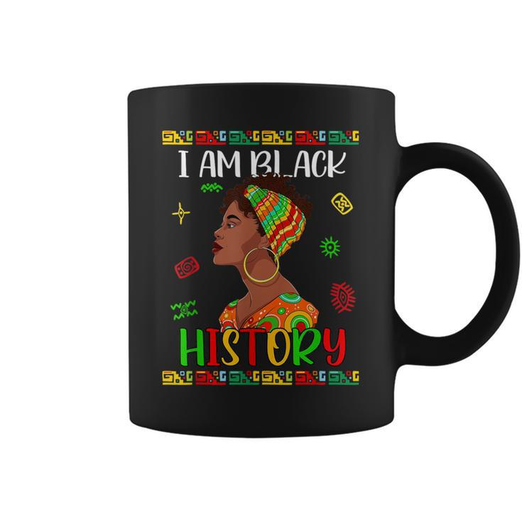 I Am Black History African American Black Pride Girls Coffee Mug