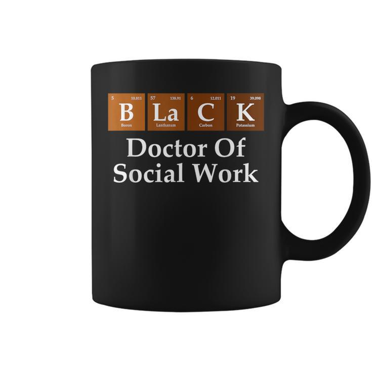 Black History Doctor Of Social Work Graduation Coffee Mug