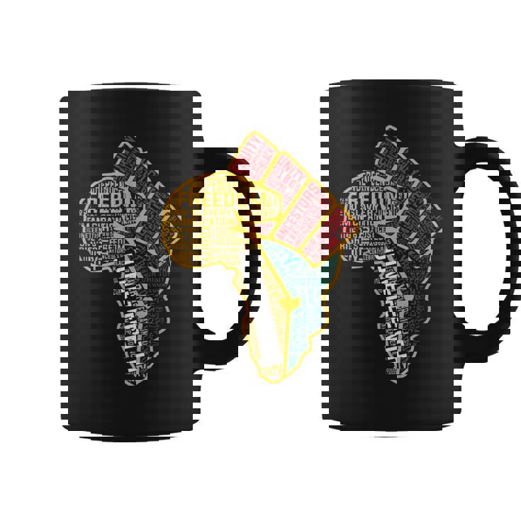 Black History Junenth Black Freedom 1865 African American Coffee Mug