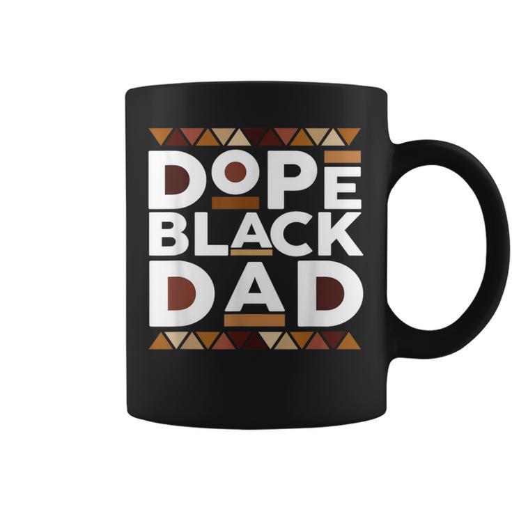 Black History Month Family Matching Melanin Dope Black Dad Coffee Mug