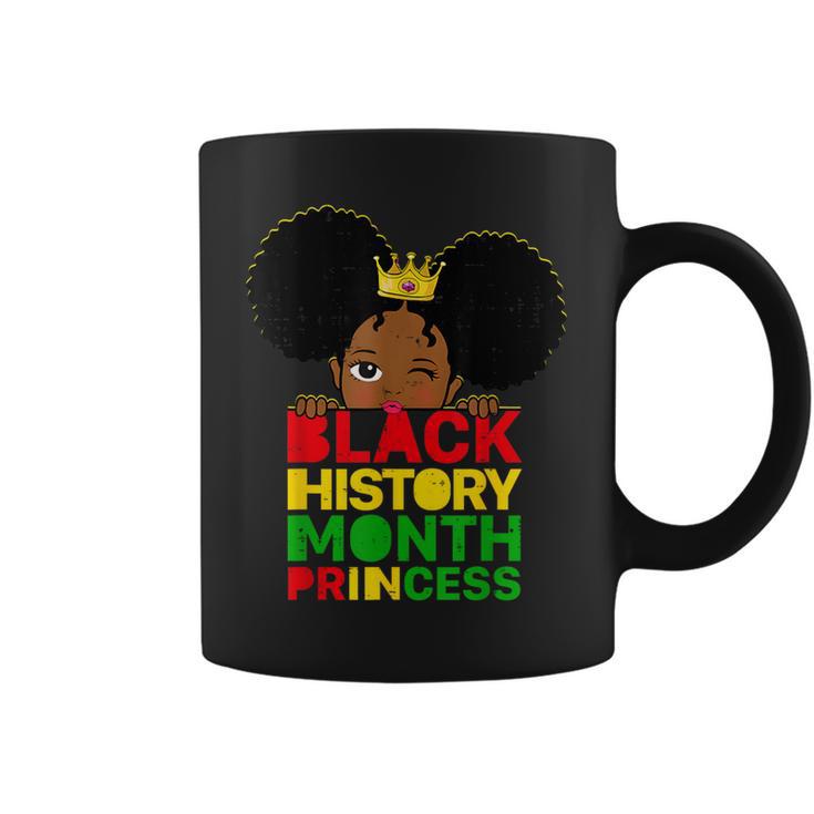 Black History Month Princess African Melanin Girls Toddler Coffee Mug