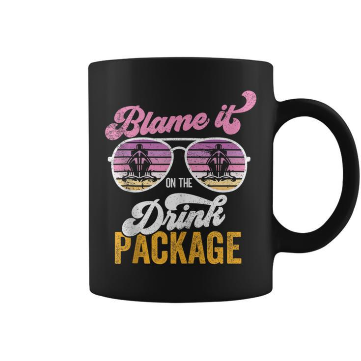 Blame It On Drink Package Cruise Coffee Mug