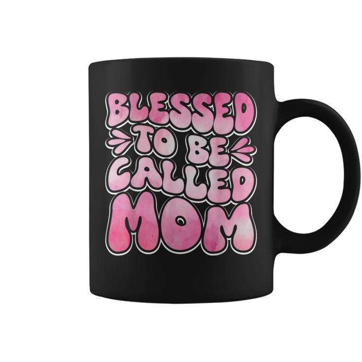 Blessed To Be Called Mom Mother's Day Groovy Coffee Mug