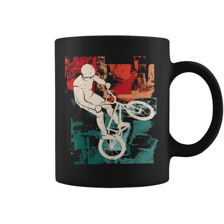 Bmx Cyclist Vintage Boys Bmx Bike Coffee Mug