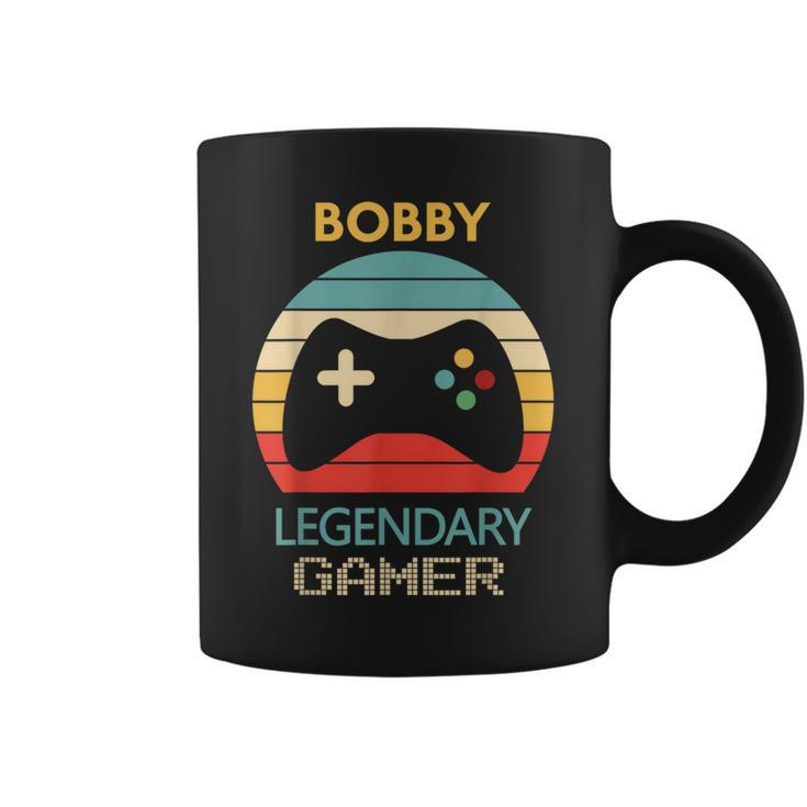 Bobby Name Personalised Legendary Gamer Coffee Mug