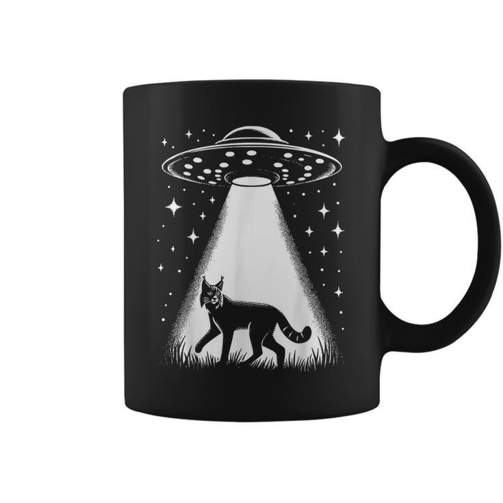 Bobcat Dad Mom Lover Alien Ufo Coffee Mug