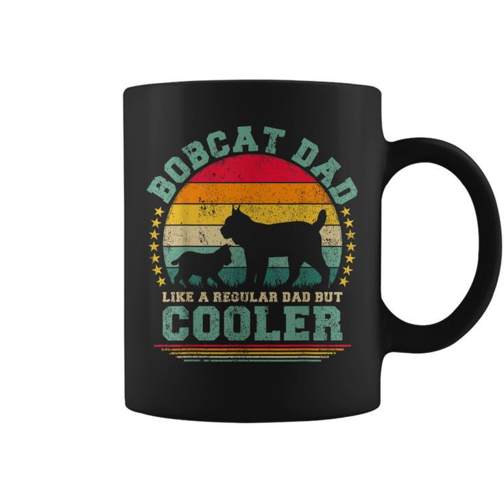 Bobcat Dad Like A Regular Dad But Cooler Father's Day Coffee Mug