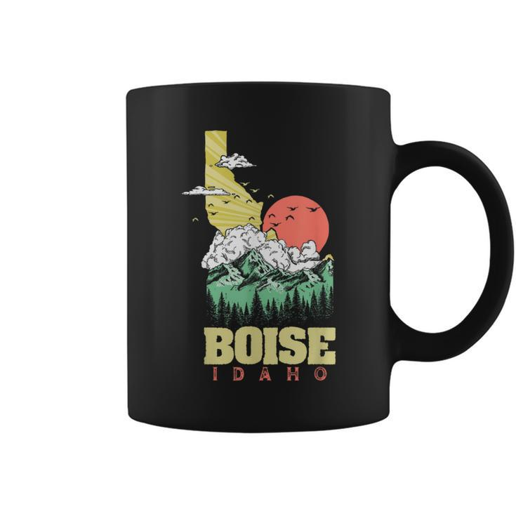 Boise Idaho Outdoors Nature & Mountains Vintage State Pride Coffee Mug