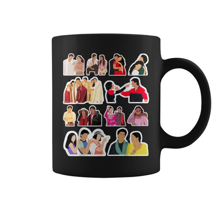 Bollywood Cartoon Minimalistic Coffee Mug