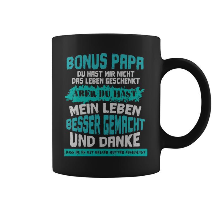 Bonus Papa Stiefvater Sprüche Geschenk For Dads And Dad Tassen