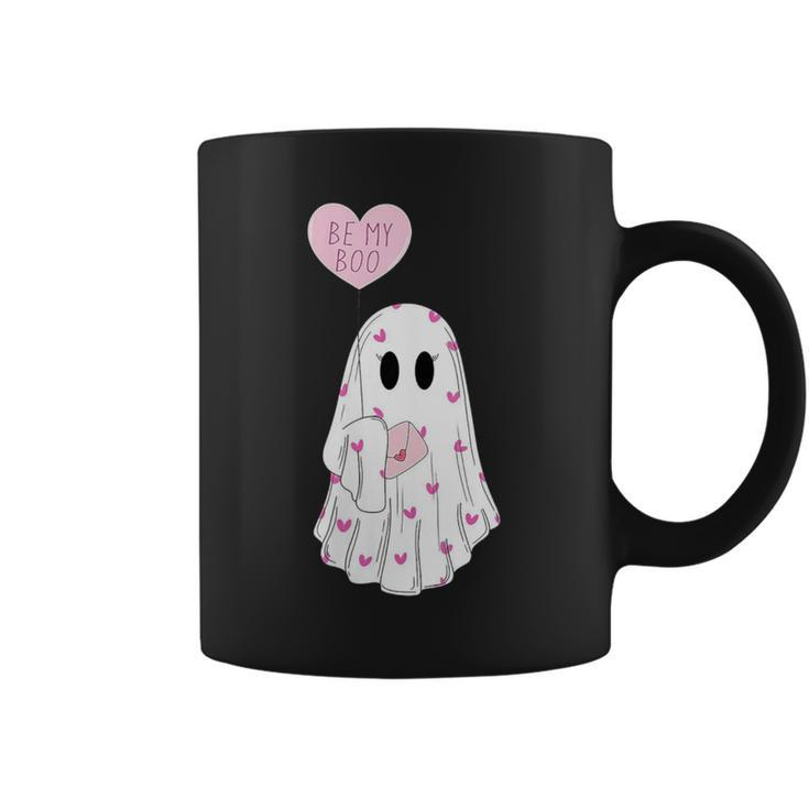 Be My Boo Valentine Cute Heart Ghost Valentine Costume Coffee Mug