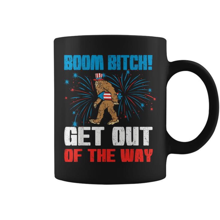 Boom Bitch Get Out The Way Retro 4Th Of July Patriotic Coffee Mug