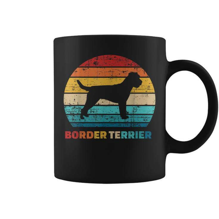 Border Terrier Vintage Retro Coffee Mug
