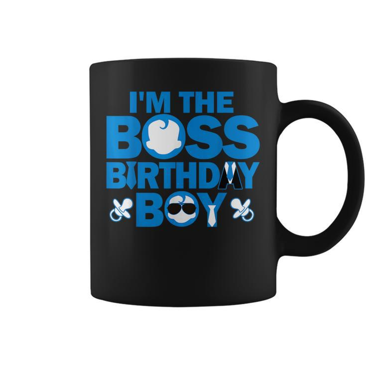 Im The Boss Birthday Boy Baby Family Party Decorations Coffee Mug