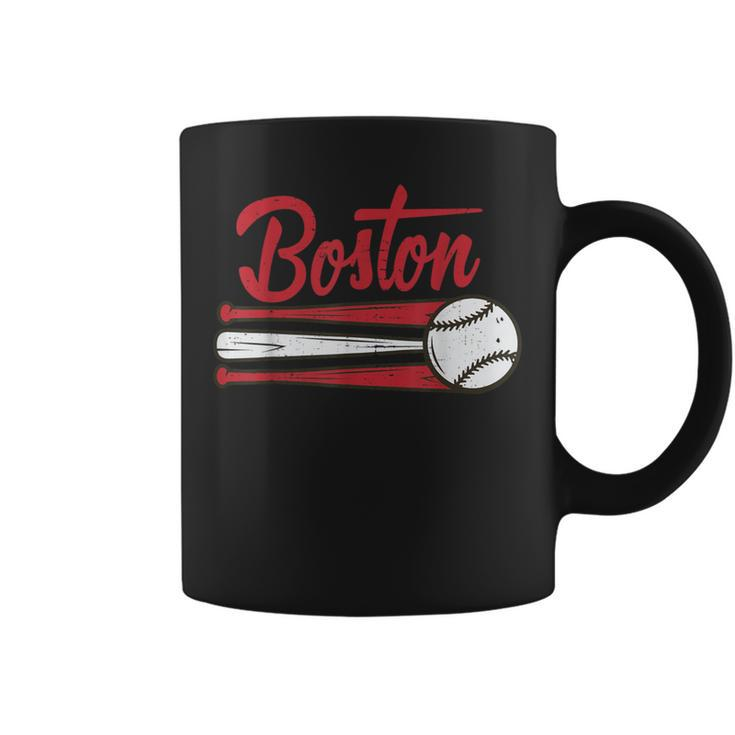 Boston Baseball Vintage Distressed Met At Gameday Coffee Mug