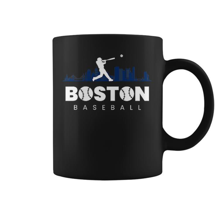 Boston Baseball Vintage Minimalist Retro Baseball Lover Coffee Mug