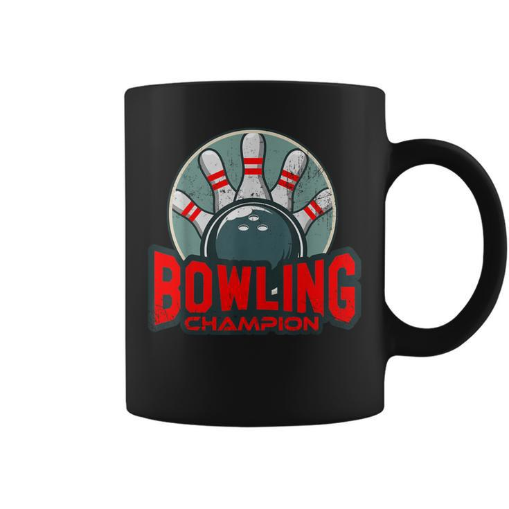 Bowling For MenBowling Champion Vintage Coffee Mug