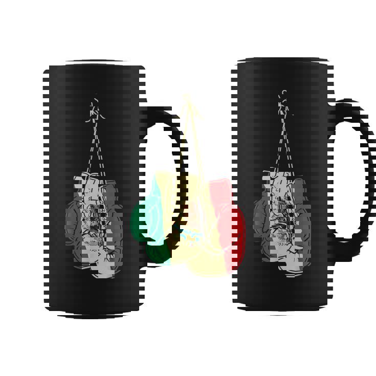 Boxing Gloves Mexican Flag Mexico Boxer Coach Coffee Mug