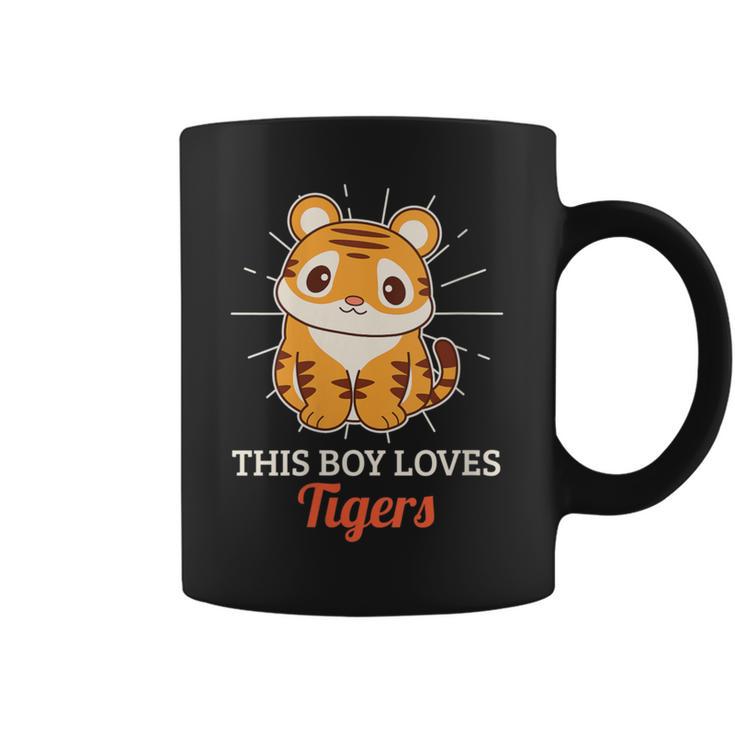 This Boy Loves Tigers Wild Animal Zoo Coffee Mug