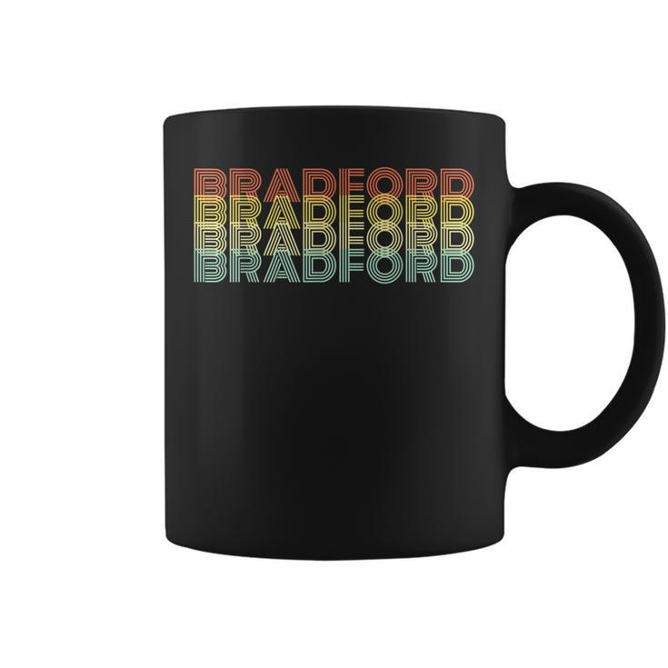 Bradford Retro Home Vintage City Hometown Coffee Mug