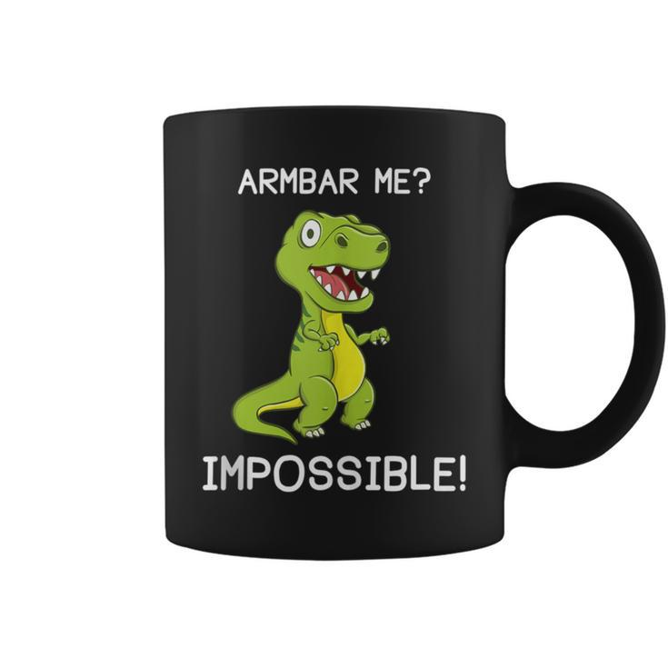 Brazilian Jiu-Jitsu Bjj Armbar T-Rex Dinosaur Coffee Mug