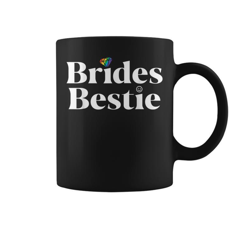 Bride Bestie Lesbischer Junggesellinnenabschied Pride Trauzeugin Tassen