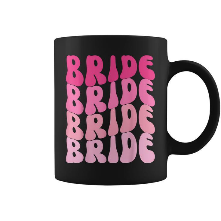 Bride I Do Crew Retro Bachelorette Party Bride Bridesmaids Coffee Mug