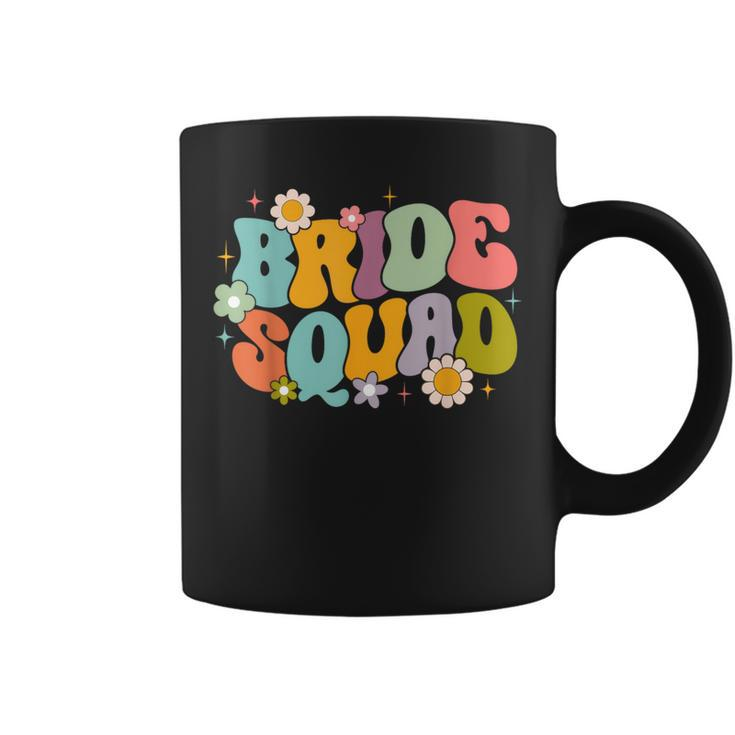 Bride Squad Bridesmaid Proposal Bridal Shower Wedding Party Coffee Mug