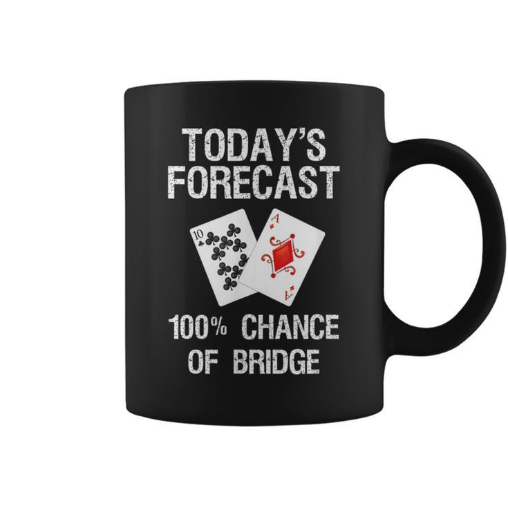 Bridge Bridge Card Game Today's Forecast Coffee Mug