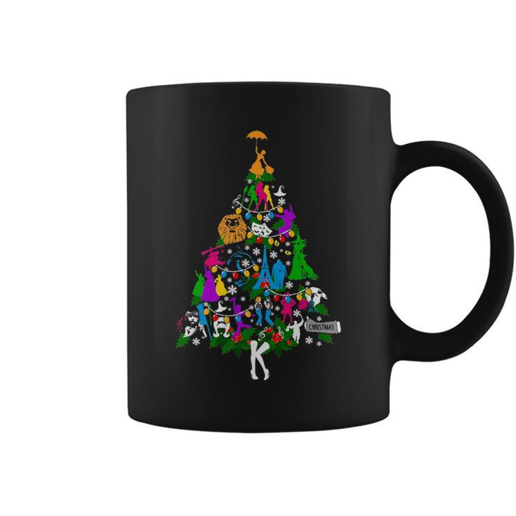 Broadway Musical Theater Christmas Tree Coffee Mug