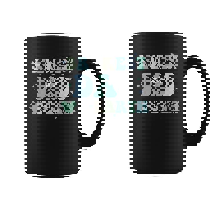 Brokest Dad On Earth Papa Daddy Groovy Father's Day Coffee Mug