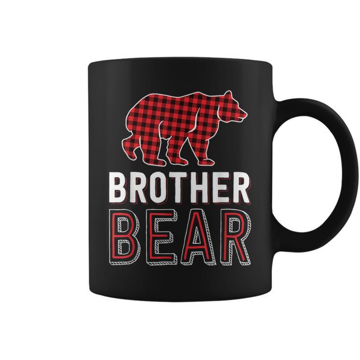 Brother Bear Red Buffalo Plaid Matching Family Christmas Coffee Mug