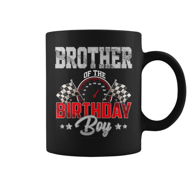 Brother Of The Birthday Boy Race Car Racing Car Driver Coffee Mug