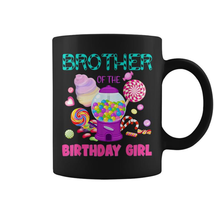Brother Of The Birthday Girl Candyland Candy Birthday Coffee Mug