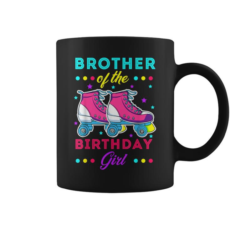 Brother Of The Birthday Girl Roller Skates Bday Skating Coffee Mug