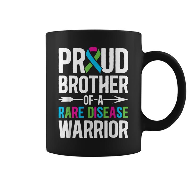 Brother Of A Rare Disease Warrior Rare Disease Awareness Coffee Mug